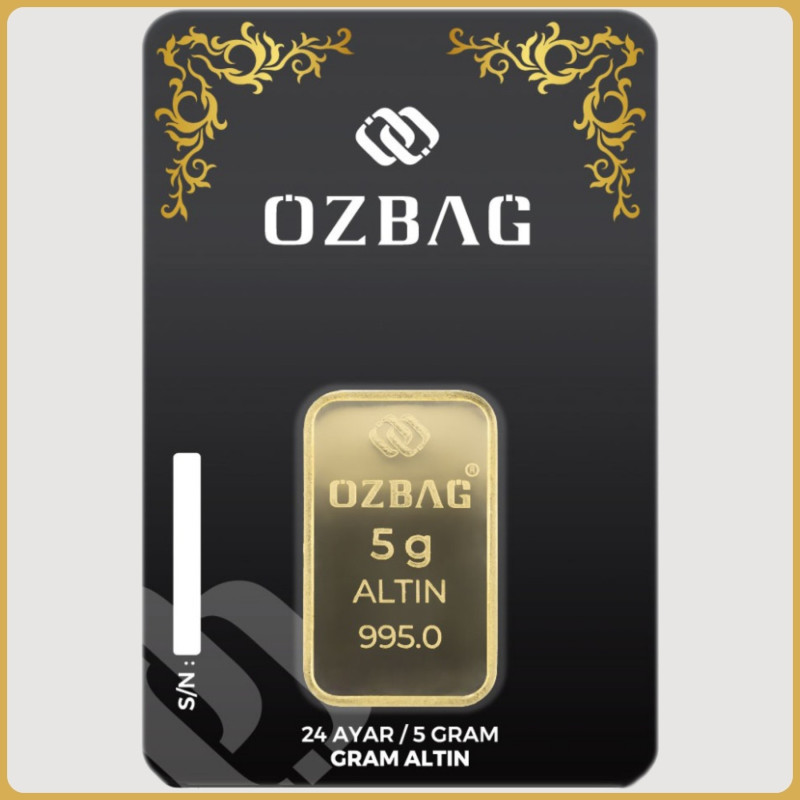 5 GRAM 24 AYAR ALTIN PAKETLİ