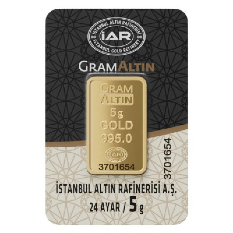 5 GRAM 24 AYAR ALTIN PAKETLİ