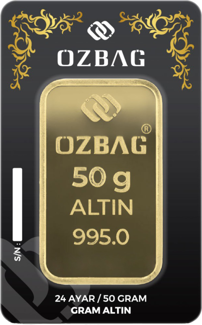 50 GRAM 24 AYAR ALTIN PAKETLİ